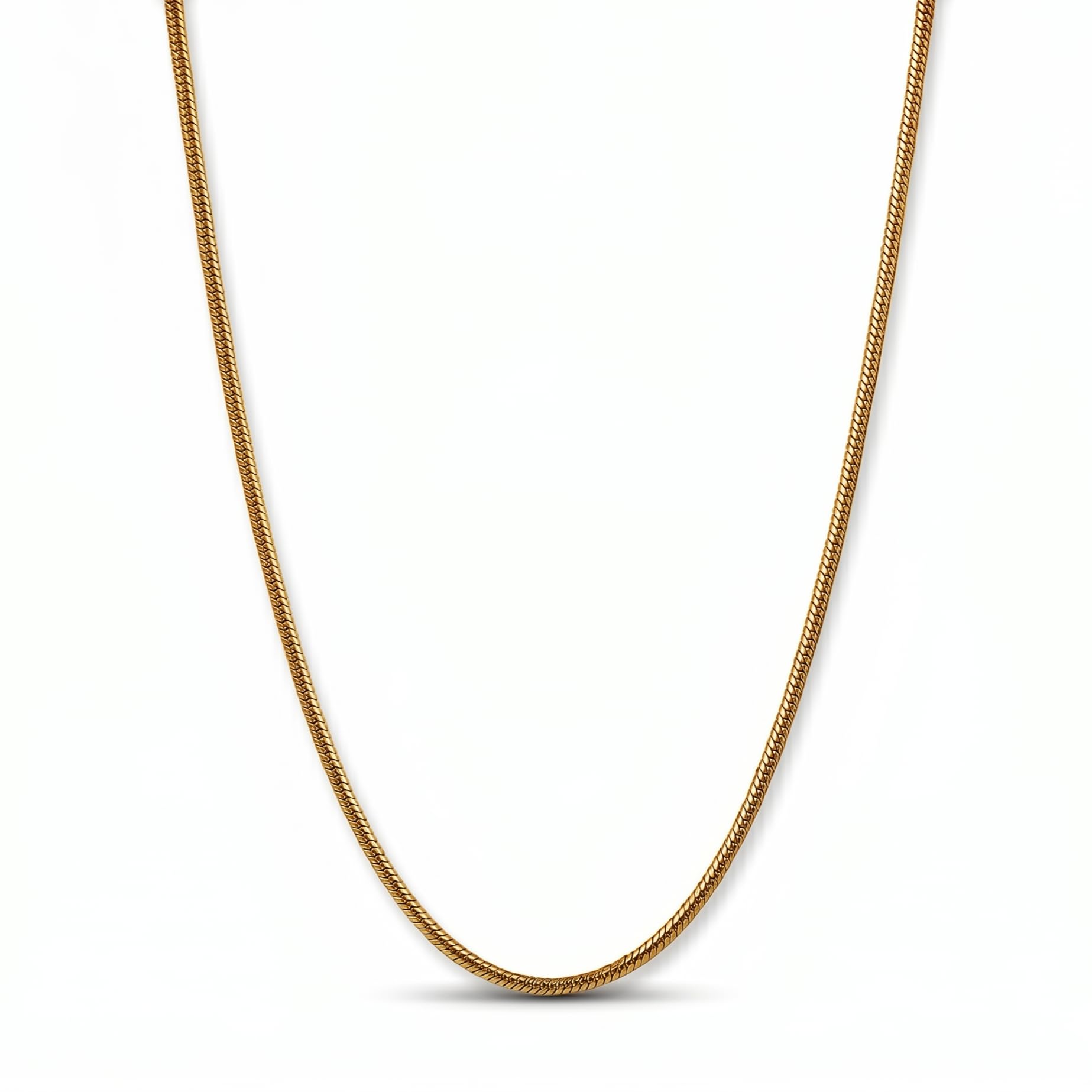 Stylish Gold-Plated Stainless Steel Micro Neck Chain for Men & Boys | Waterproof Anti-Tarnish | Trendy Necklace Jewellery | Daily Wear Accessories | Gift for Husband & Boyfriend-image-13