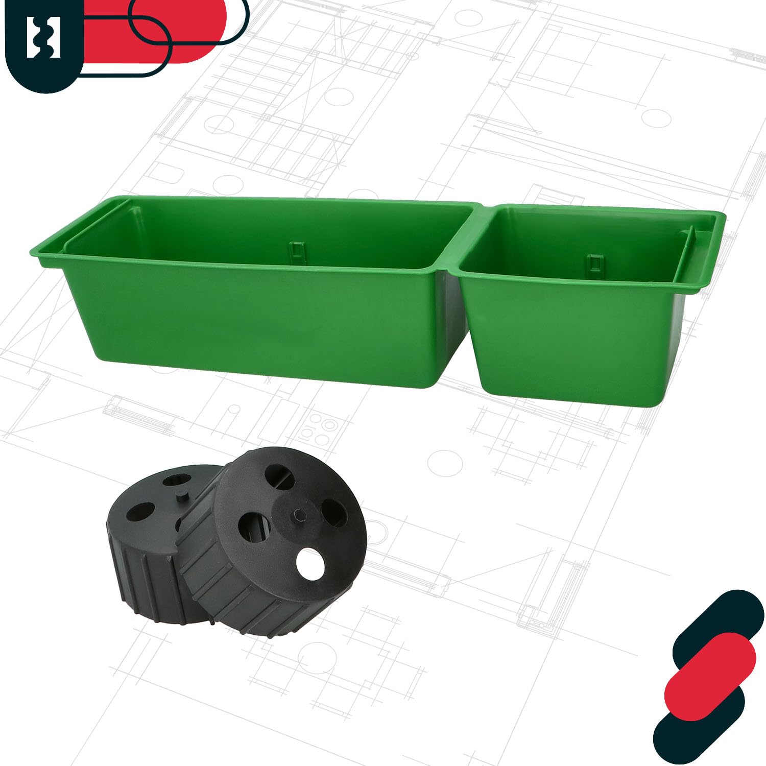 KOTARBAU® USA-Paint - Set di strumenti di pittura - Spazzole in plastica per dipingere