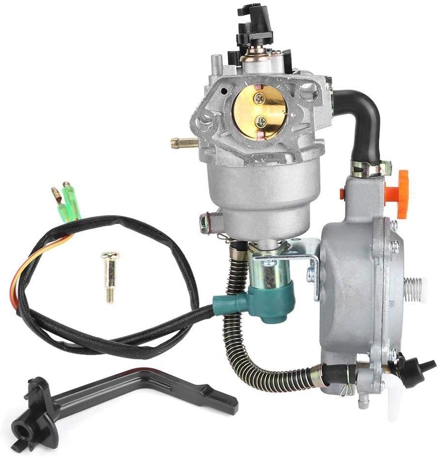 Belissy GLP, Carburador Fit GLP GNC Generador de Doble Combustible for GX390 188F Manual de estrangulación Accesorios 4.5 5.5KW