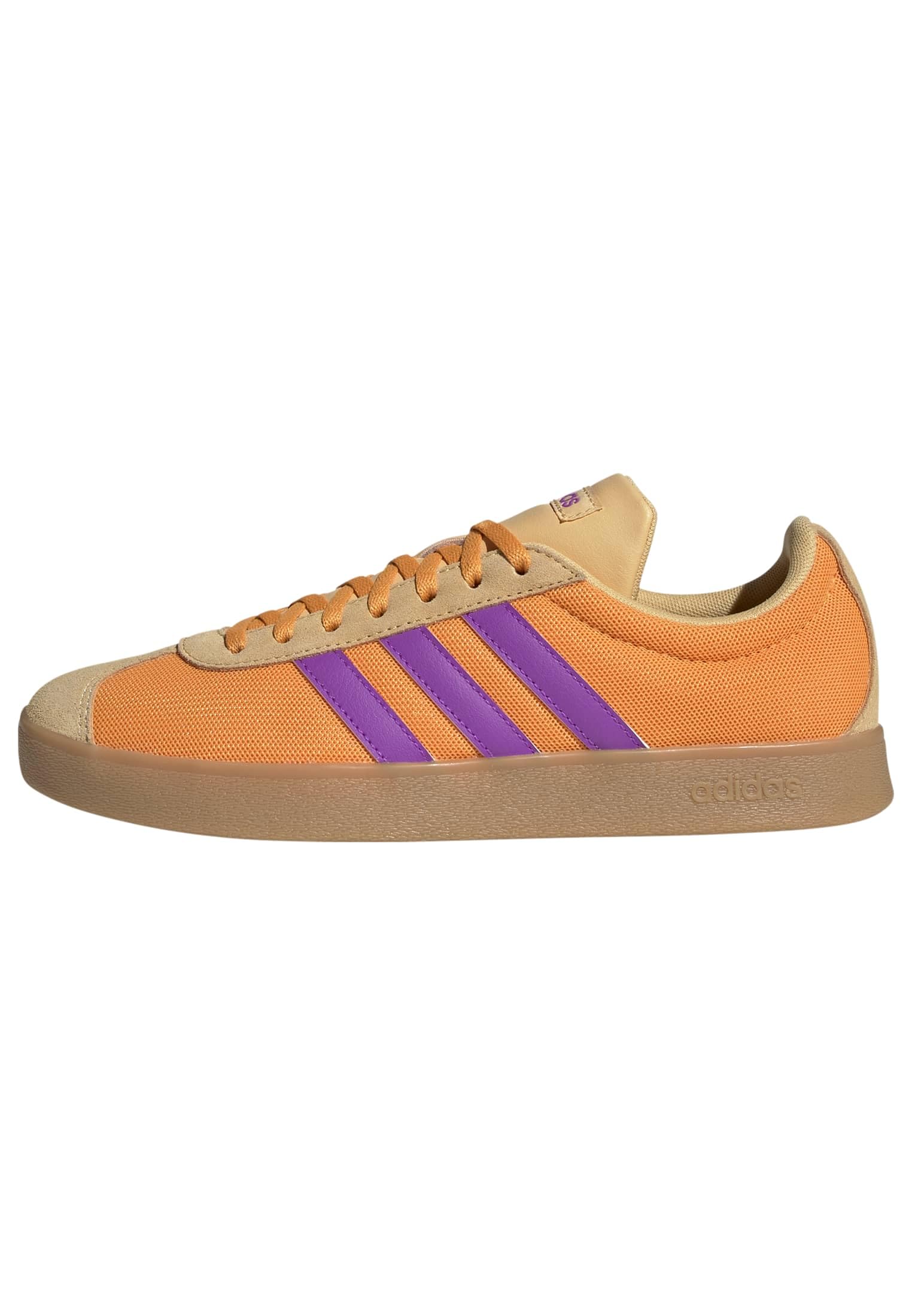adidas Damen Vl Court Base Shoes, Pure Tangerine/Purple Burst/Semi Ice Tangerine, 40 2/3 EU