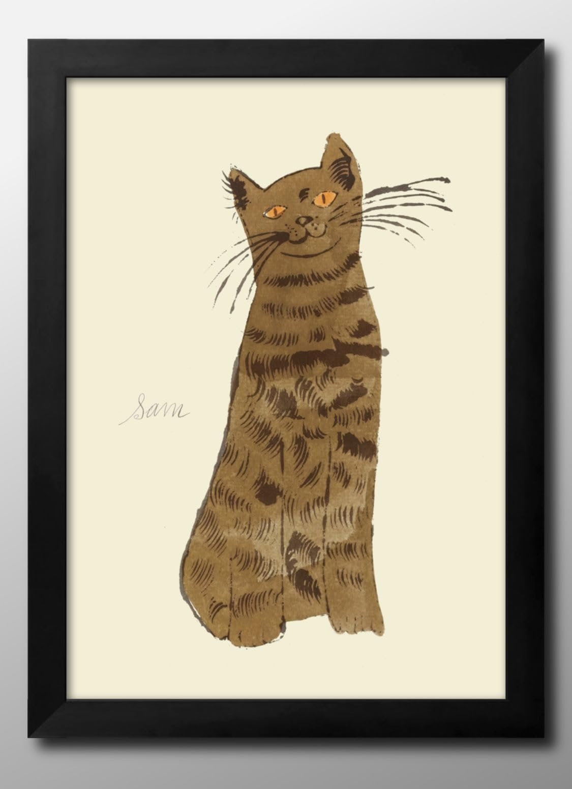 Amazon.co.jp: アンディ ウォーホル 猫 ネコ Sam アート A3 サイズ