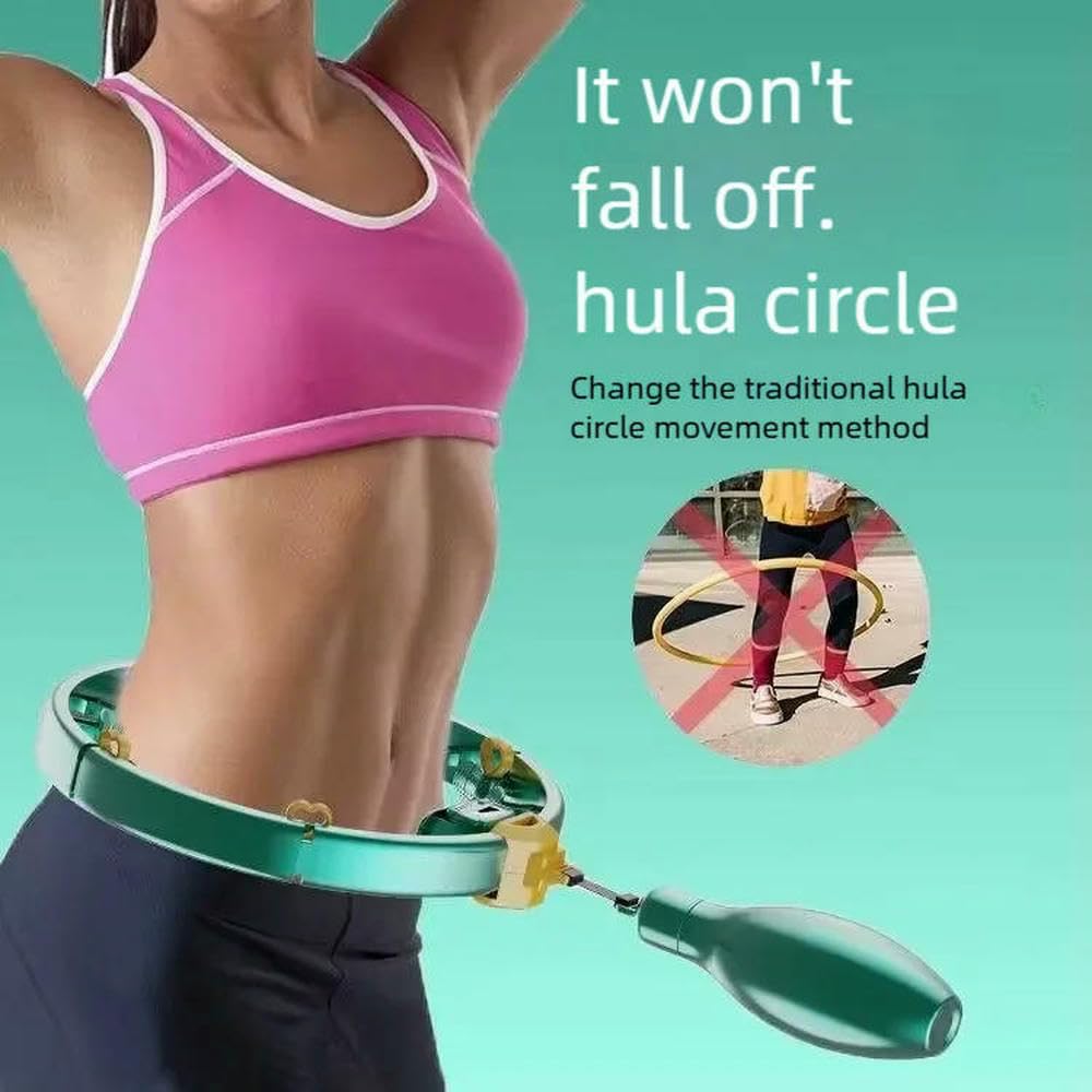 ZBDP Hula Hoop Intelligentes Zählen Abnehmbarer Hula-Kreis fällt nicht ab Fitness Fettabbau Trainingsgerät