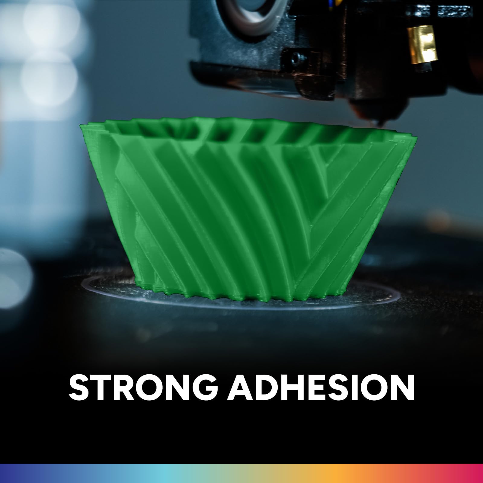 OVERTURE Filamento PLA 1.75mm, 1kg Bobina(2.2lbs), Precisione Dimensionale +/- 0.02 mm, per Stampante 3D (Green)
