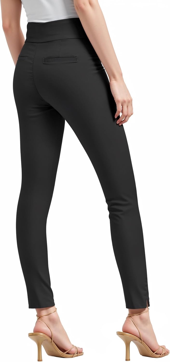 Hybrid & Company Women's Premium Comfort Pants Ultra Stretch Tailored Fit Office Trousers - Image 3