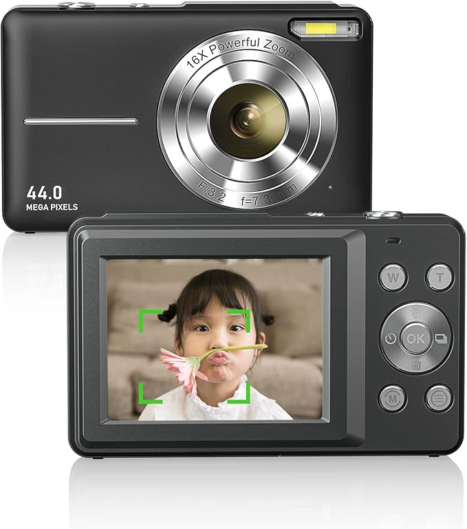 Amazon.co.jp Kenuo Digital Camera, 44 Megapixels, 1080p, Auto Focus, 2