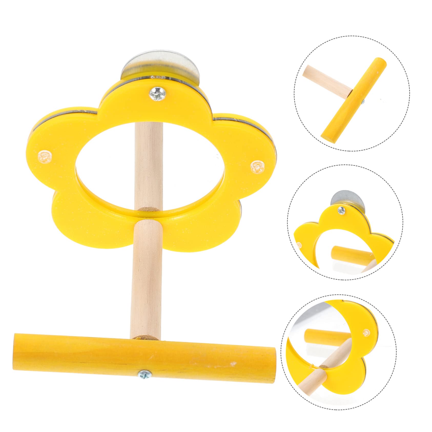 VANZACK 5pezzi Posatoio Per Pappagalli Con Specchio Decorativo Giocattolo Resistente e Pratico Per Piccoli Uccelli Accessorio Per La Del Pappagallo Atmosfera Felice e Creativa Per La Tua