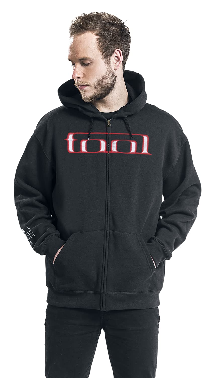 Tool Grid Skull Männer Kapuzenjacke schwarz Band-Merch, Bands