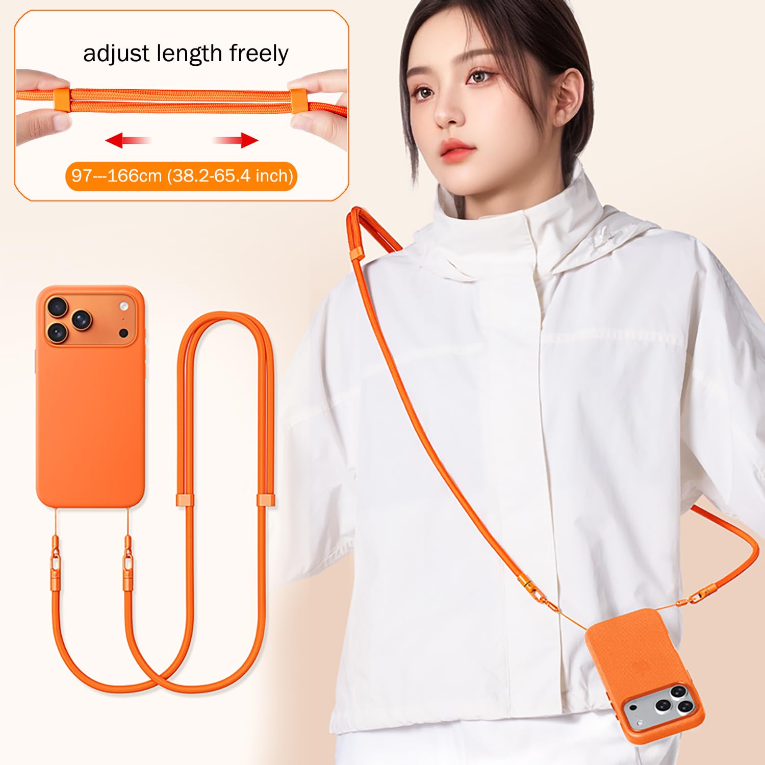 Amazon.co.jp: ZUBUHUHU クロスボディストラップ iPhone 17/Air/Pro