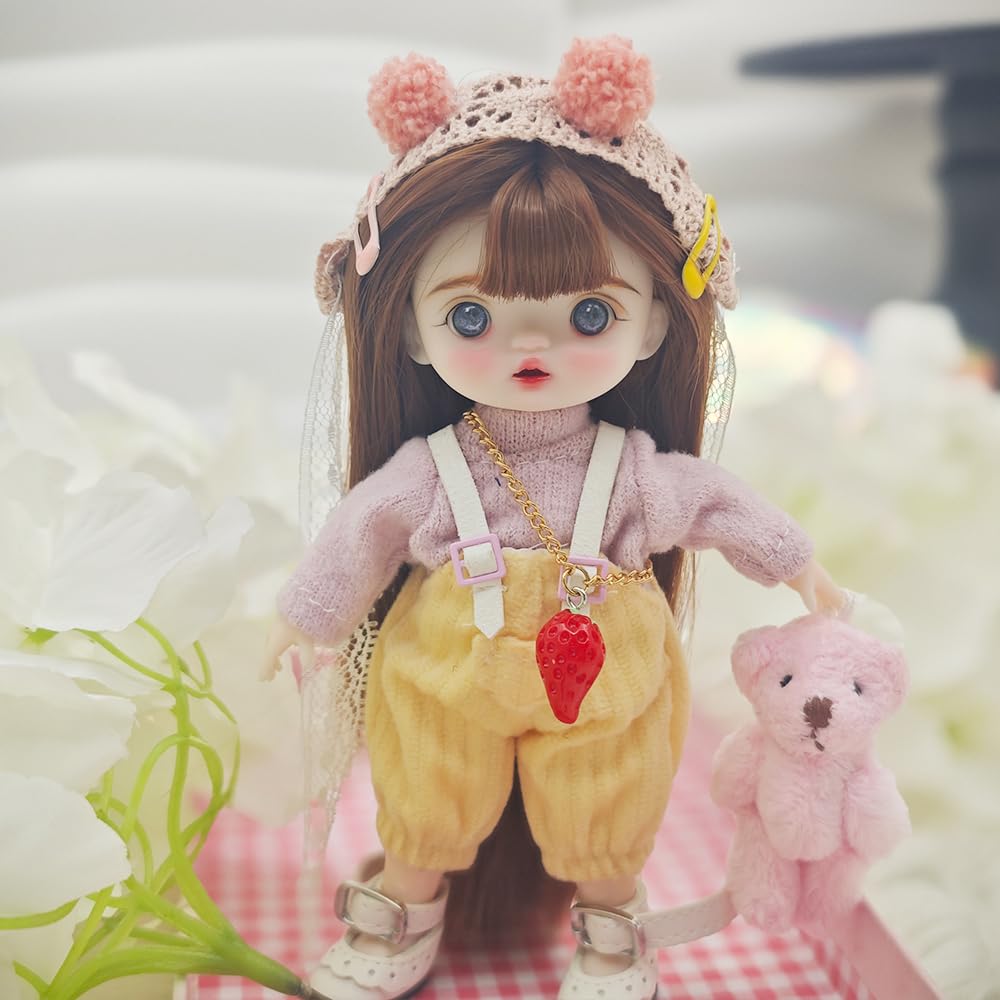 Amazon.co.jp: Meeler BJDドール フルセット1/8 女の子 16cm