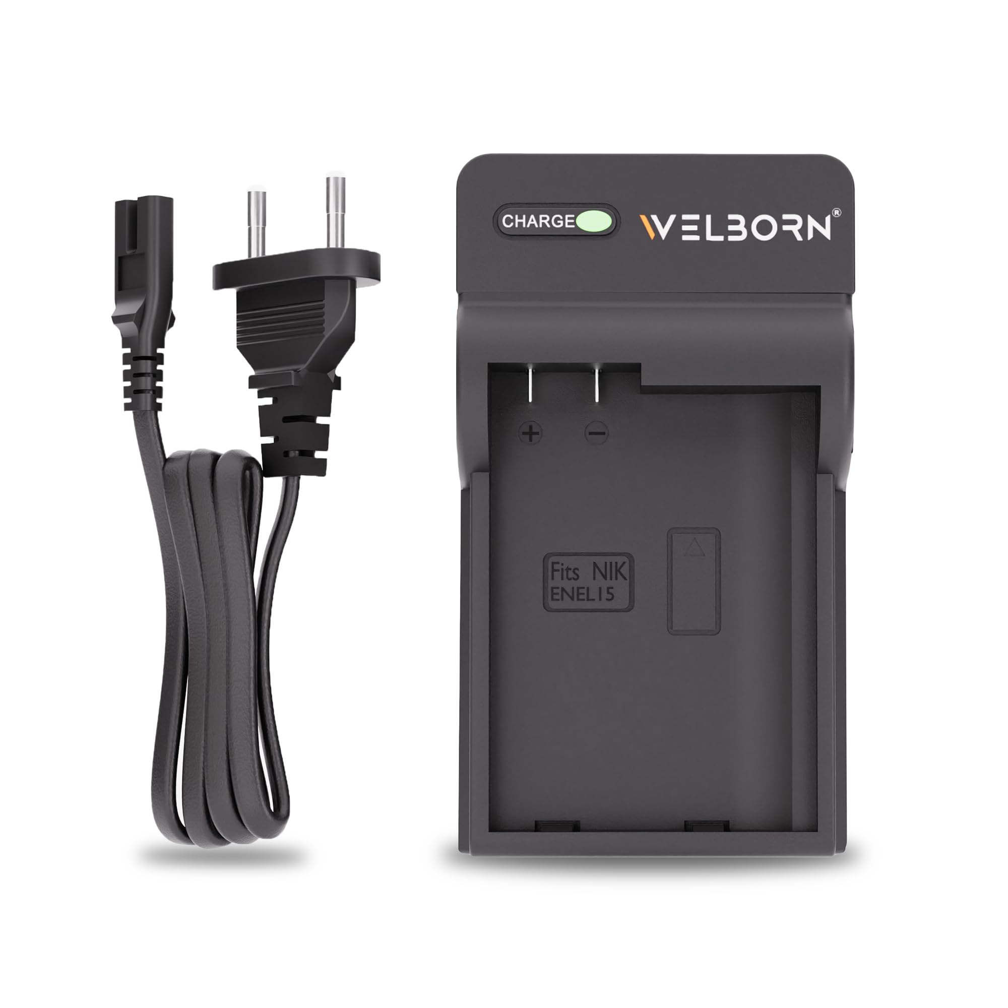 Welborn EN-EL15 Camera Battery Charger for Z7 Z7 Z6 Z6 Z5 D850 D810 D810E D810A D780 D750 D7500 D7200 D7100 D610 D600 D500 More