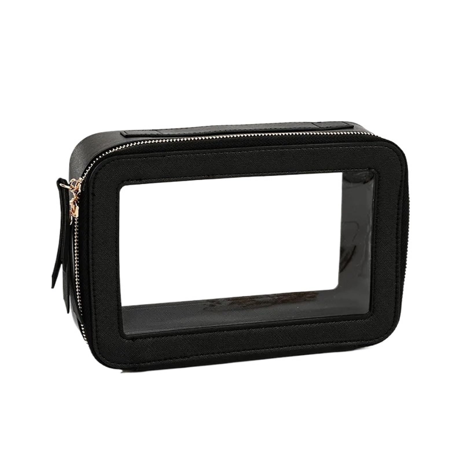 Women's Toiletry Bag for Business Trips Waterproof Storage Large Capacity Portable Double Transparent Makeup Bag(Clear)