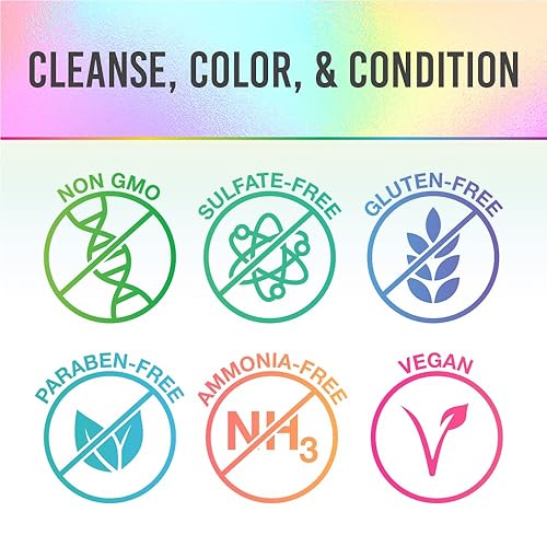 Miniatura 4 de Punky Colour 3 en 1 Limpiador y acondicionador para el cabello con depósito de color, 8.5 onzas líquidas (Metaluminoso)