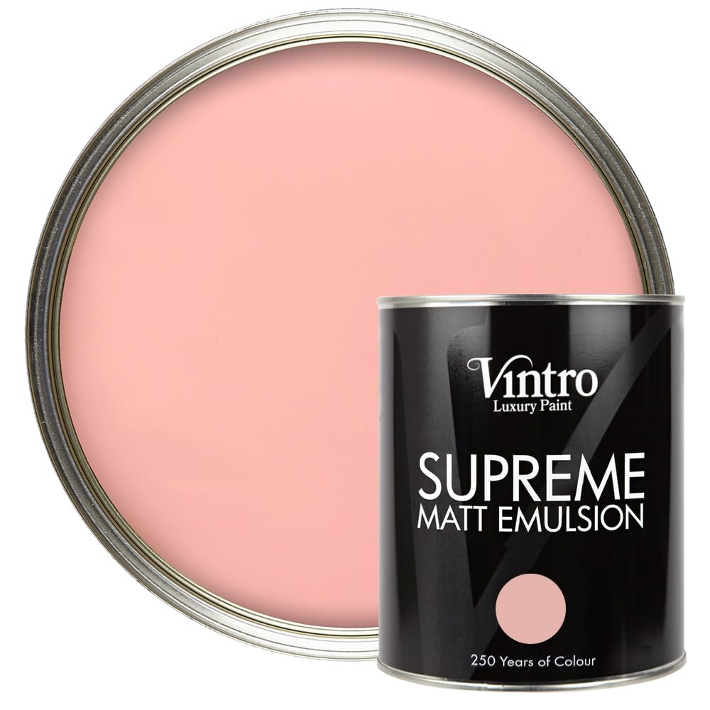 Vintro Paint Matt Emulsion Interior Paint 1L Salmon