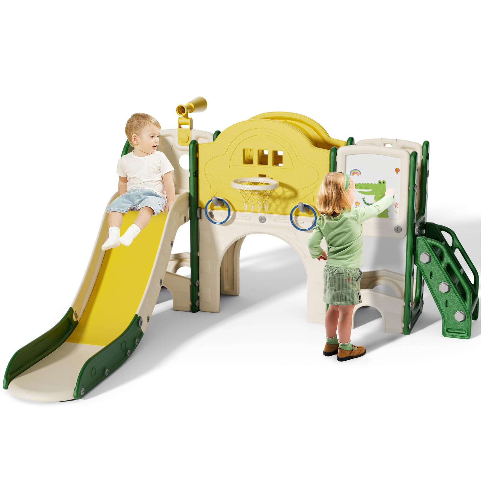 Amazon.com: w-nest 10 in 1 Toddler Slide for Toddlers Age 1