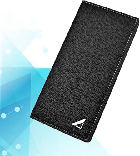 Miniatura 7 de ABOOFAN 2 unids de cuero para hombre billetera delgada para hombre carteras hombres cartera hombres monedero bolsillo cartera para hombres cartera