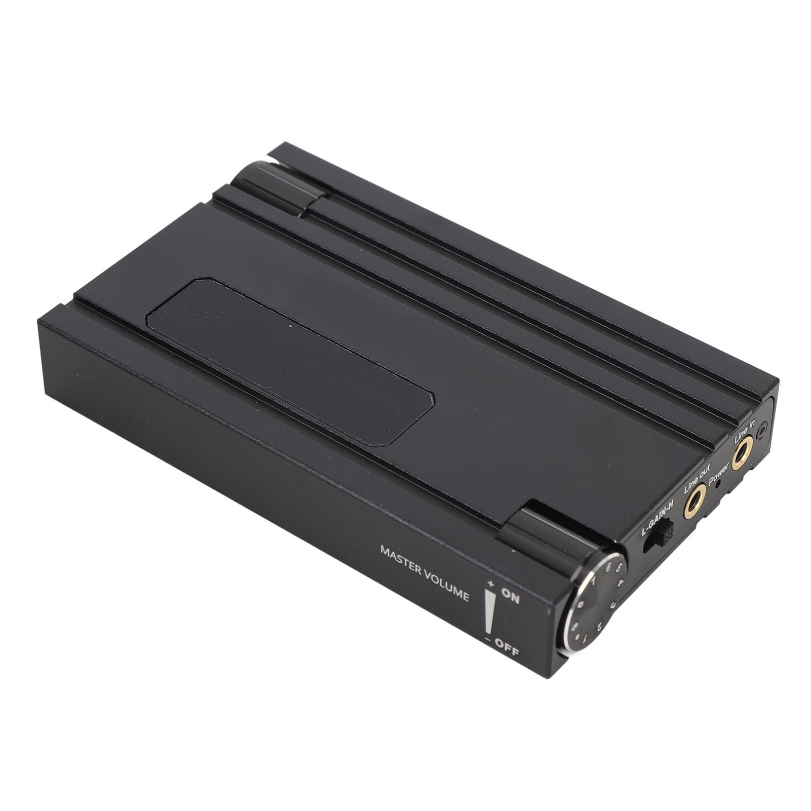 Fabater Amplificatore per Cuffie HIFI Ad Alta capacità Bassi Regolabili per L'ascolto in Movimento Jack da 3,5 Mm Costruzione in Lega di Alluminio