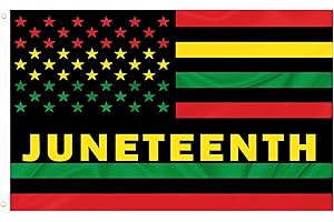 3x5 FT Juneteenth Flag - Polyester Pan-African June 19th 1865 Independence Day...