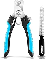 Candure Dog Nail Clippers with Safety Guard & Nail File - Professional Trimmer for Small to Large Breeds, Safe Over-Cut Protection