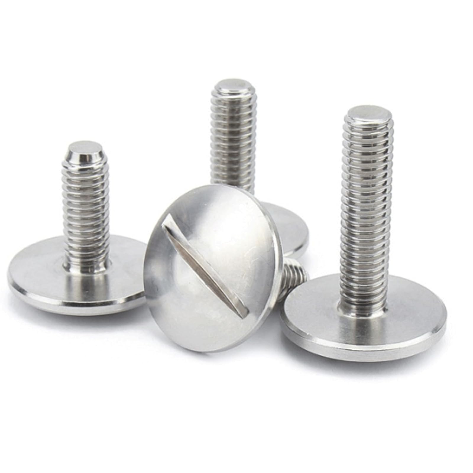 M4 4 pièces vis en Acier Inoxydable vis à tôle Kit vis à tête Ronde vis à Bois Assorties