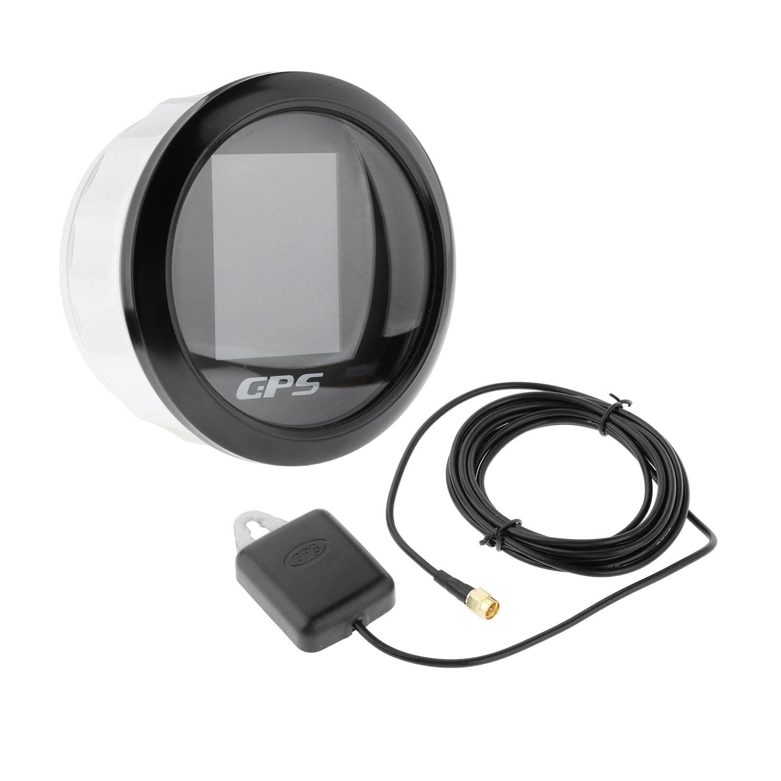 85mm 3.3" Speedometer GPS Velometer IP67 Waterproof 9-32V for Car Truck Black Black Dial-image-19