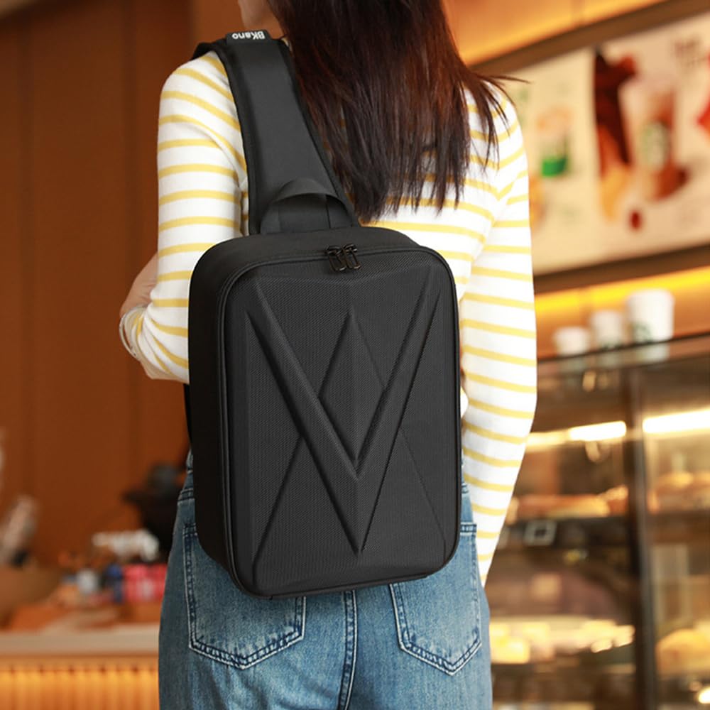 Tragetasche für DJI Neo 2, tragbarer Rucksack, Brusttasche, Oxford-Stoff, EVA-Schutzhülle, Reise-Organizer für Store NEO 2 Drohne, RC-N3-Fernbedienung, Ladehub und Batterien