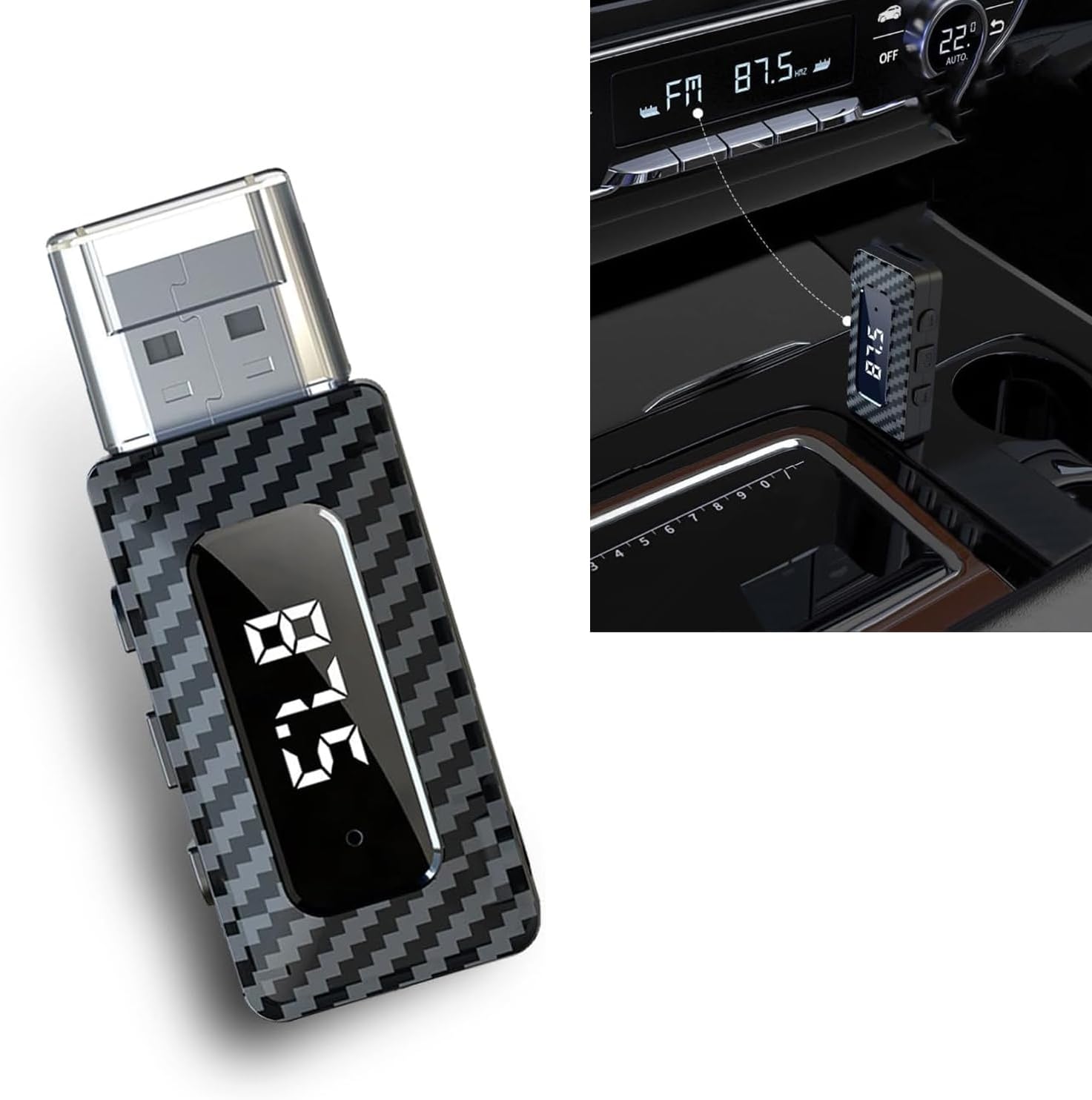 MLY USB Bluetooth Receiver for Car, Bluetooth 5.3 Wireless Audio Adapter, USB Power Supply 3.5mm Aux Jack, FM Transmitter Audio Adapter, Fit for Most Car Stereo, Home Stereo, PC MLY USB Bluetooth Receiver for Car, Bluetooth 5.3 Wireless Audio Adapter, USB Power Supply 3.5mm Aux Jack, FM Transmitter Audio Adapter, Fit for Most Car Stereo, Home Stereo, PC