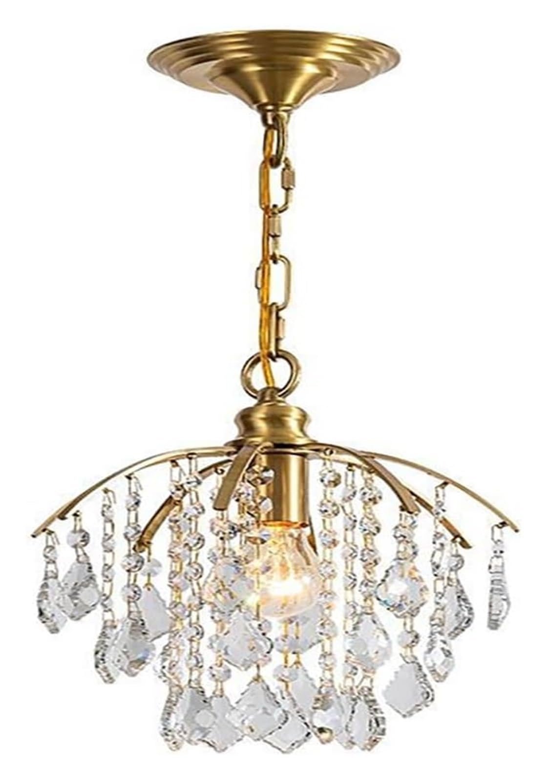 Luminaires suspendus en cristal haut de gamme pour décoration de salon