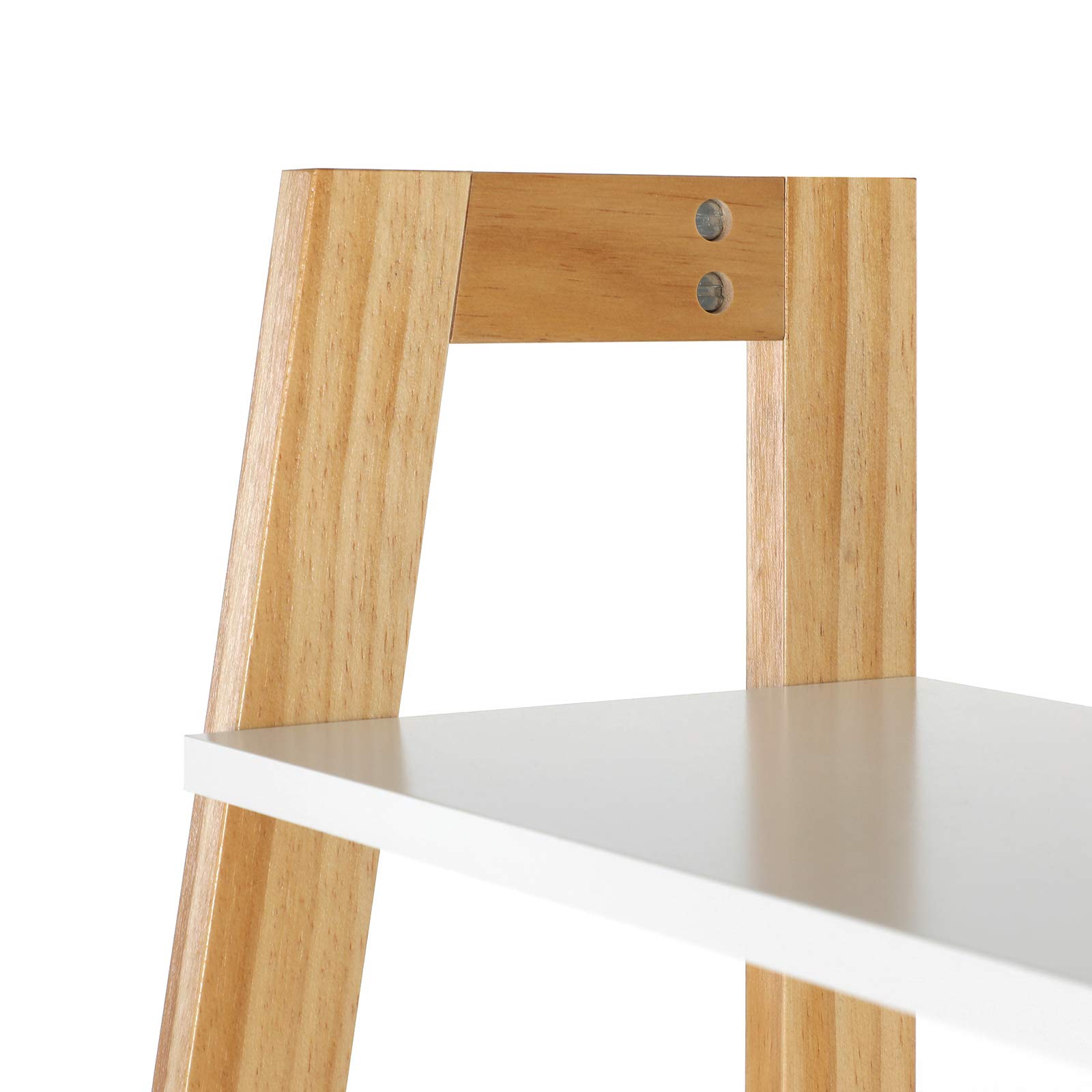 VASAGLE Ladder Shelf, 4Tier Home Office Bookshelf, Freestanding Storage Shelves, for Living