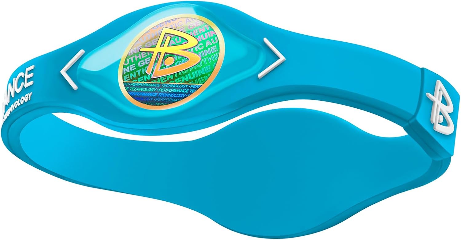 Power Balance The Original Genuine Performance Wristband, Silicone Rubber Wristbands Bracelets Sports Bracelet Wristband for Men Women, Power Bangles, Safe Waterproof Lightweight Durable