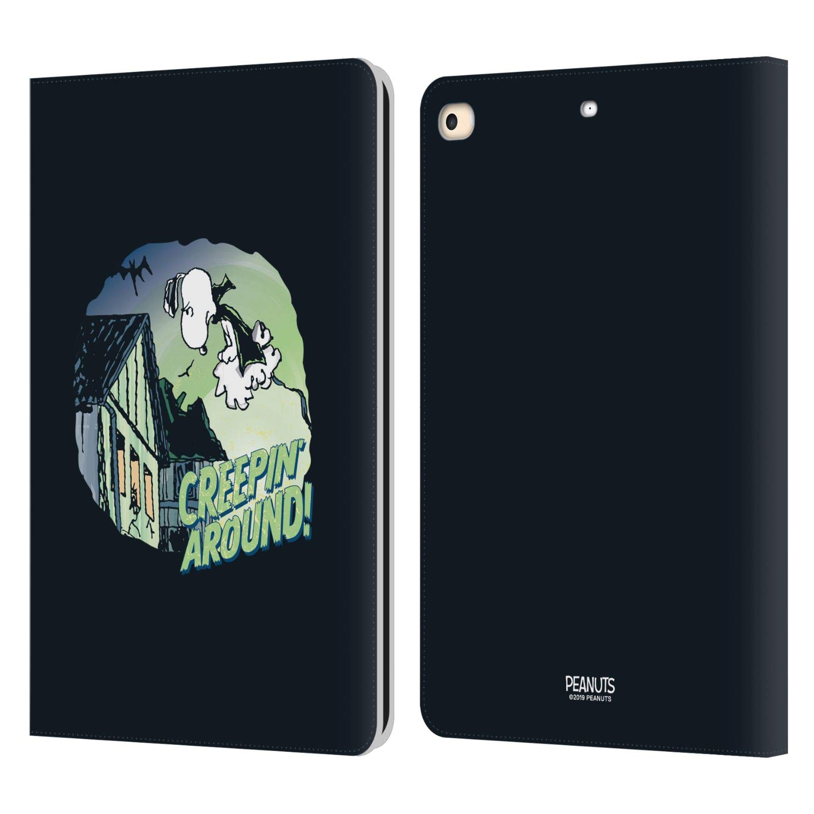 Coque iPad 9.7 Snoopy pour éviter les rayures d'écran avec fentes cartes