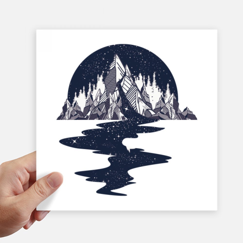 Sticker Iceberg Flux Motif Étoiles d'art imperméable pour relooker un ordinateur portable