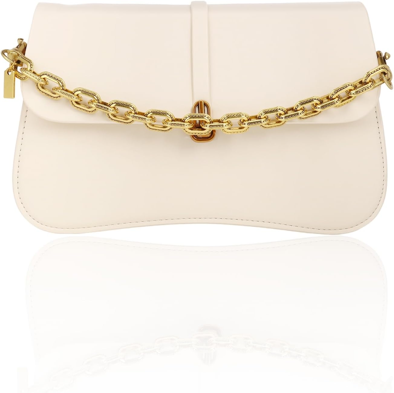 JIMYICLR Geometric Bag Charms, Decorative Purse Chain Charm for Handbags, Purse Extender Chain Keychain for Women - Image 2