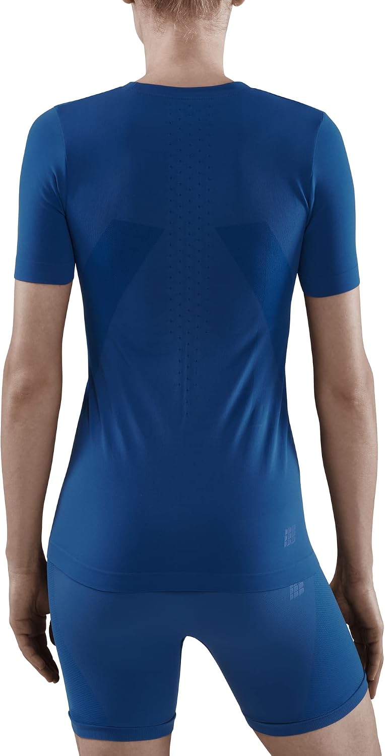 CEP Womens Cold Weather Short Sleeve Base Layer Blue