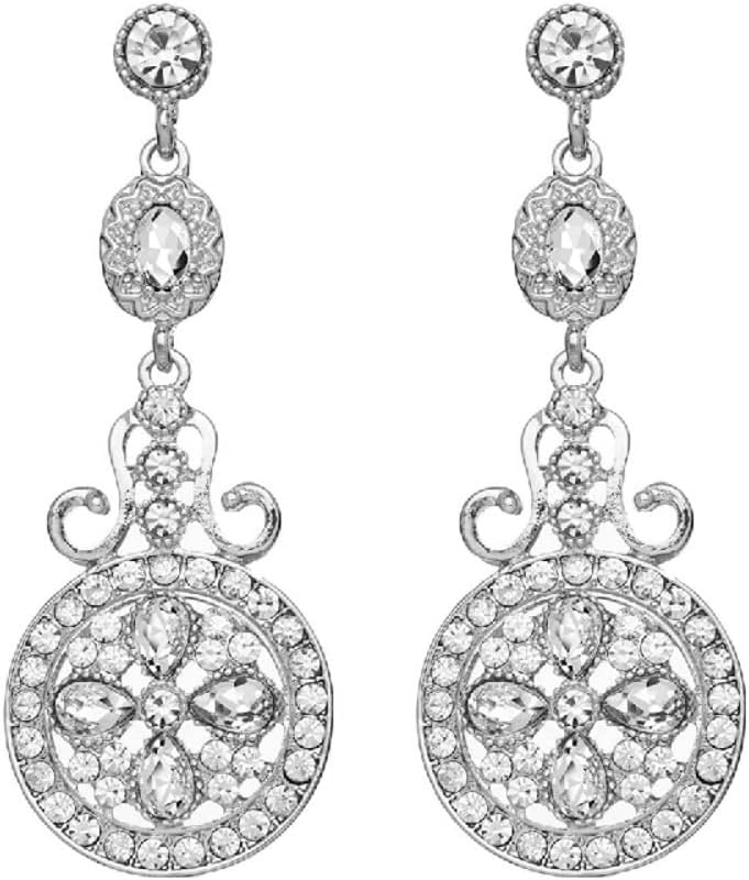 Cizoe Flapper Accessories for Women,20s Great Gatsby Accessory Set 1920s Headpiece Flapper Headband Gloves Necklace - Image 3