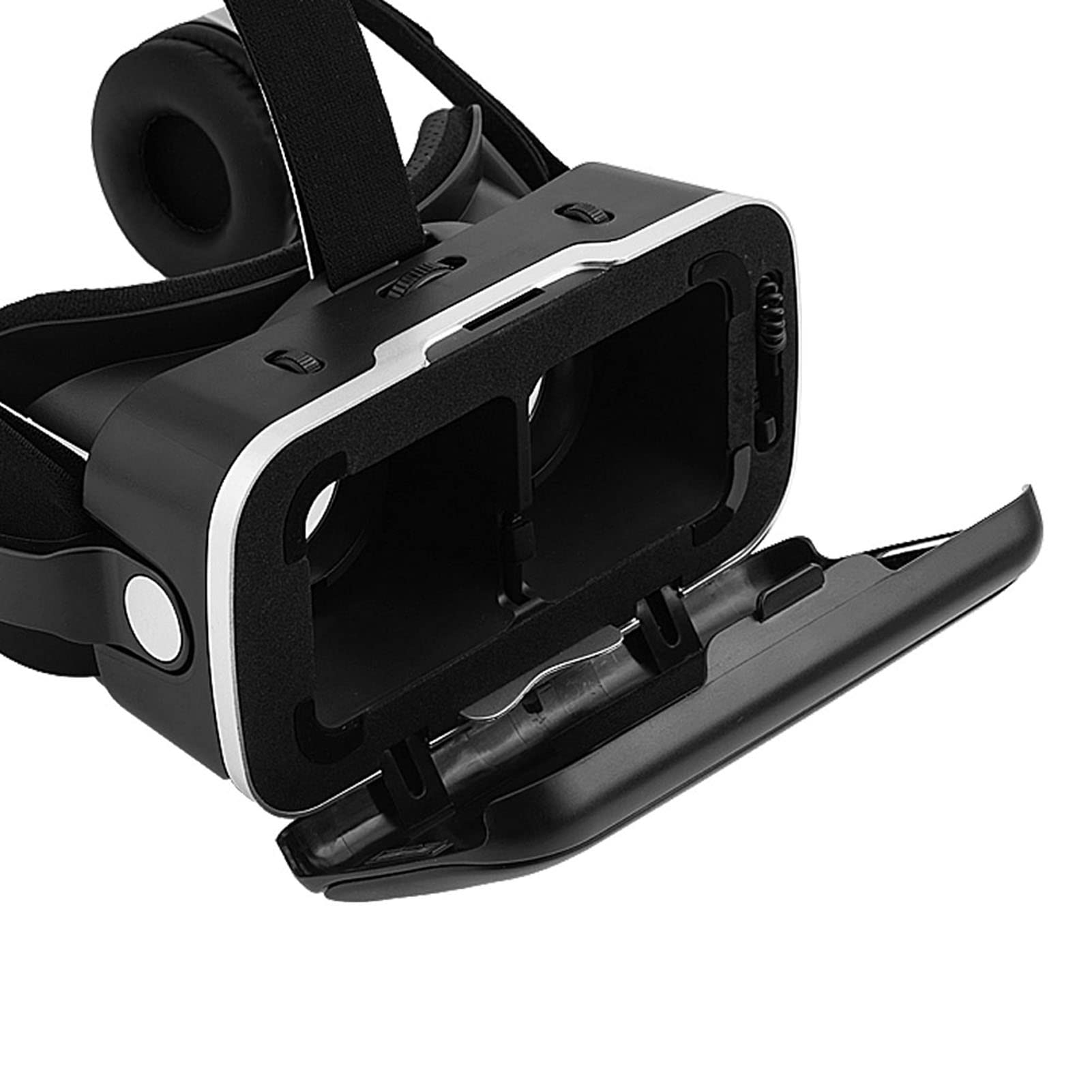 Realidad Virtual 3D para Gafas VR Realidad Virtual Súper Liviana Efecto de Imagen Súper 3D Gafas 3D Transpirables, Suaves Y Hermosas Compatible con Android Y iOS