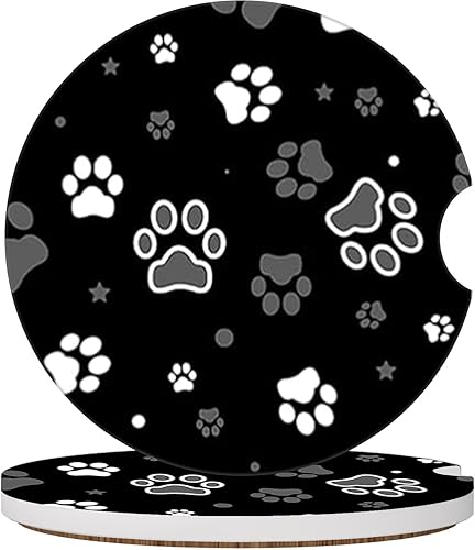 Miniatura 10 de 2 unidades de posavasos de árbol camuflaje para portavasos, posavasos de cerámica para portavasos de coche, posavasos absorbentes para portavasos de