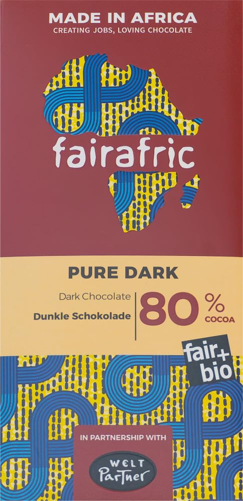 Bio-Dunkle Schokolade 80% 18 x 80 g