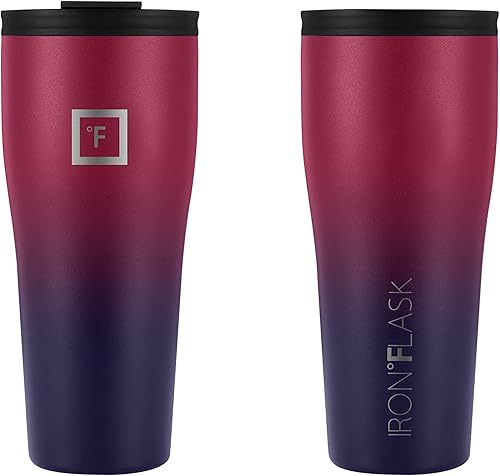 Miniatura 4 de IRON FLASK Rover 20 - Vaso de 32 onzas 2tapas con pajilla  abatible botella de acero inoxidable con aislamiento al vacío moderno doble capa taza