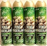 Glade Air Freshener Spray - Pine Wonderland - Holiday Collection 2020 - Net Wt. 8 OZ Per Can - Pack of 4 Cans4