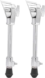 2Pcs Bass Drum Kit,Legs Stage Custom Bass Drum Legs,Pearl Bass Drum Leg Spurs Support Bracket Musical Instrument Repalcement Parts Drum Accessories