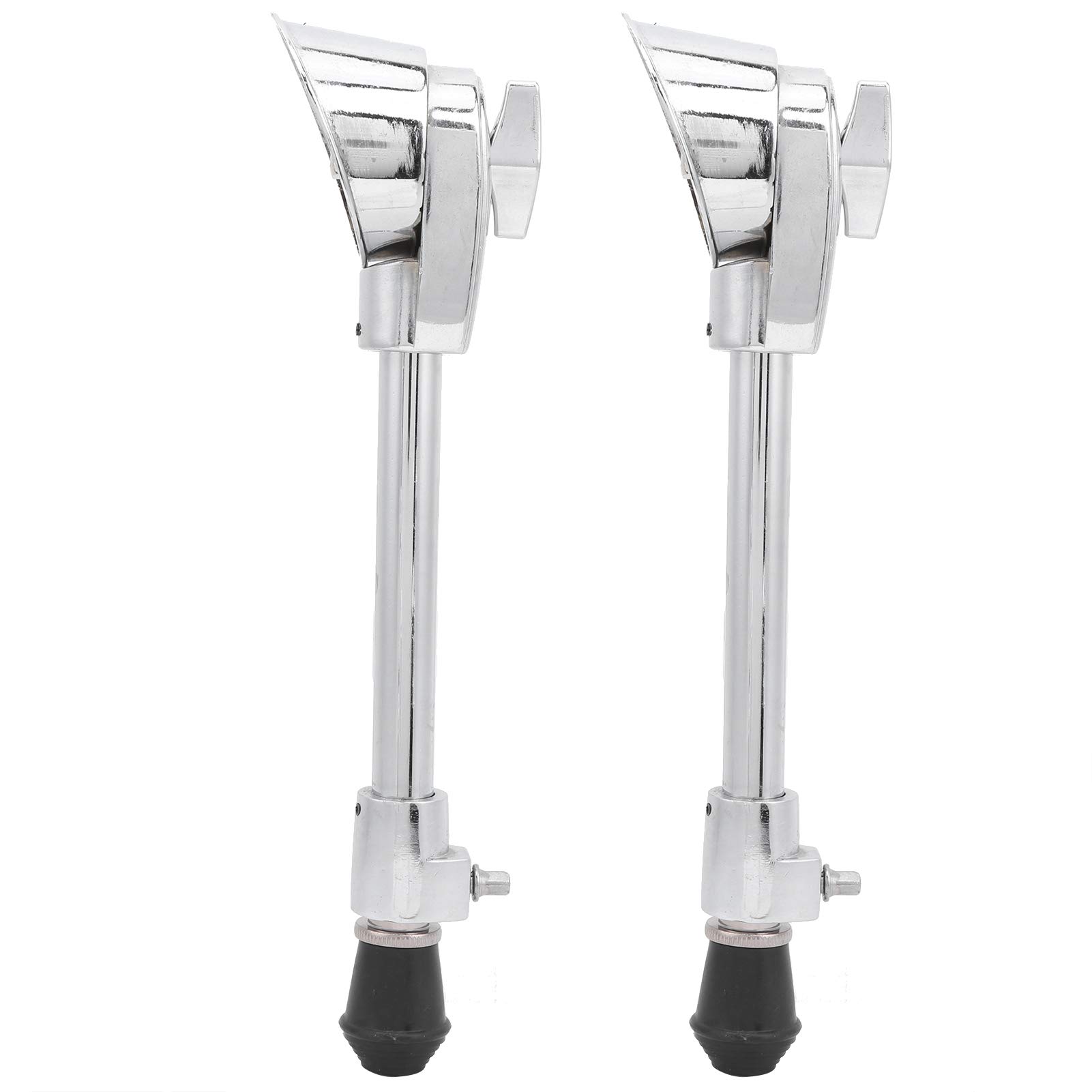 Eujgoov 2 Uds Kit Patas de Batería de bajo, Soporte de Bombo Pierna de Bombo de Espuelas