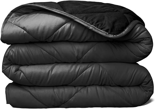 ViscoSoft Queen/Short Queen Microfiber All Seasons Down Alternative Quilted Comforter - Cooling Breathable Premium Soft Reversible Microfiber Duvet Blanket