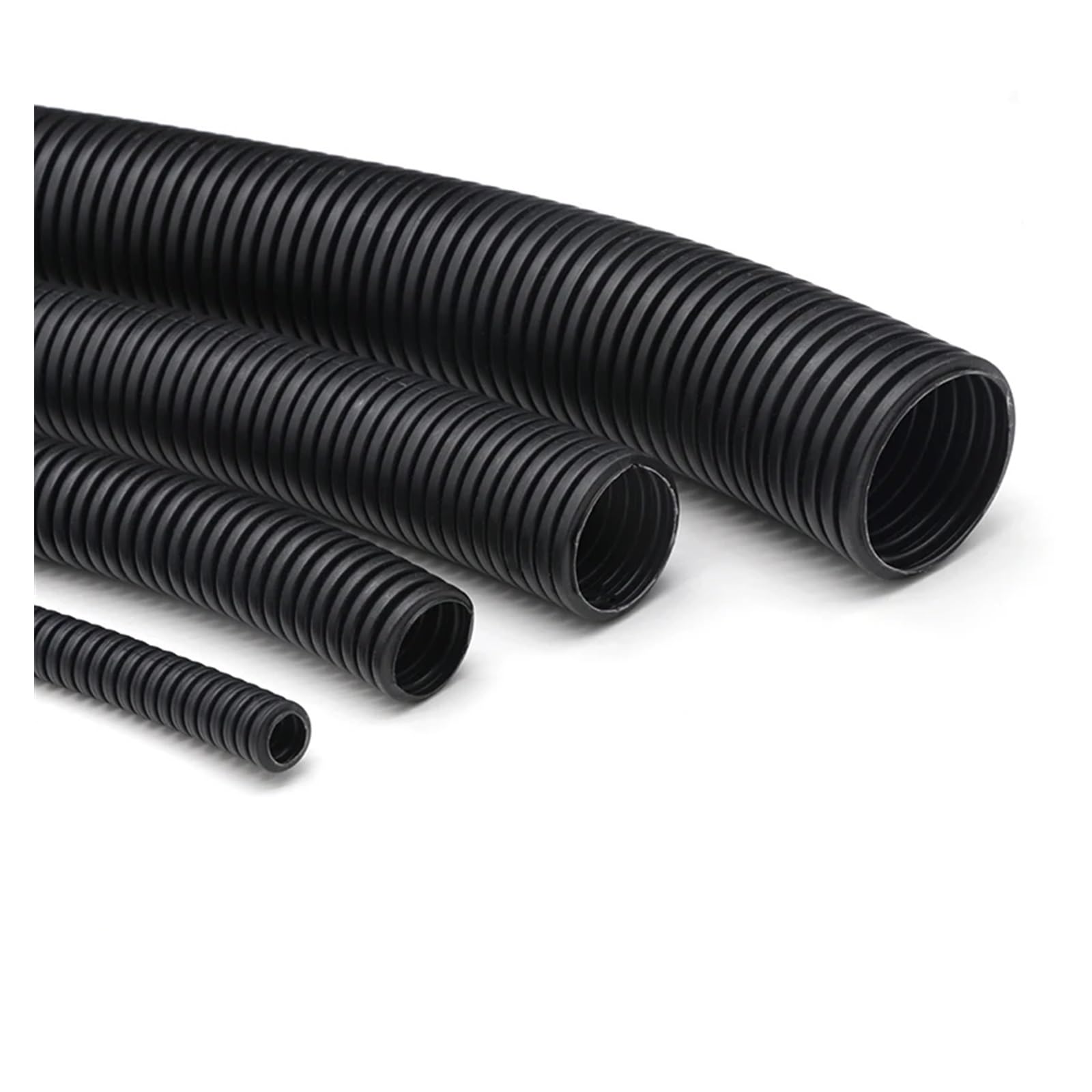 RAHBI Tubo Corrugado Aislado de PP de 5m, ID de 36mm AD 42,5mm, Manguera de Alambre, Manguera de roscado, Funda Protectora de Tubo Corrugado de plástico Leisurely