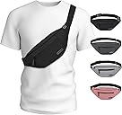 MAXTOP Large Crossbody Fanny Pack with 4-Zipper Pockets,Gifts for Enjoy Sports Festival Workout Traveling Running Casual Hands-Free Wallets Waist Pack Phone Bag Carrying All Phones