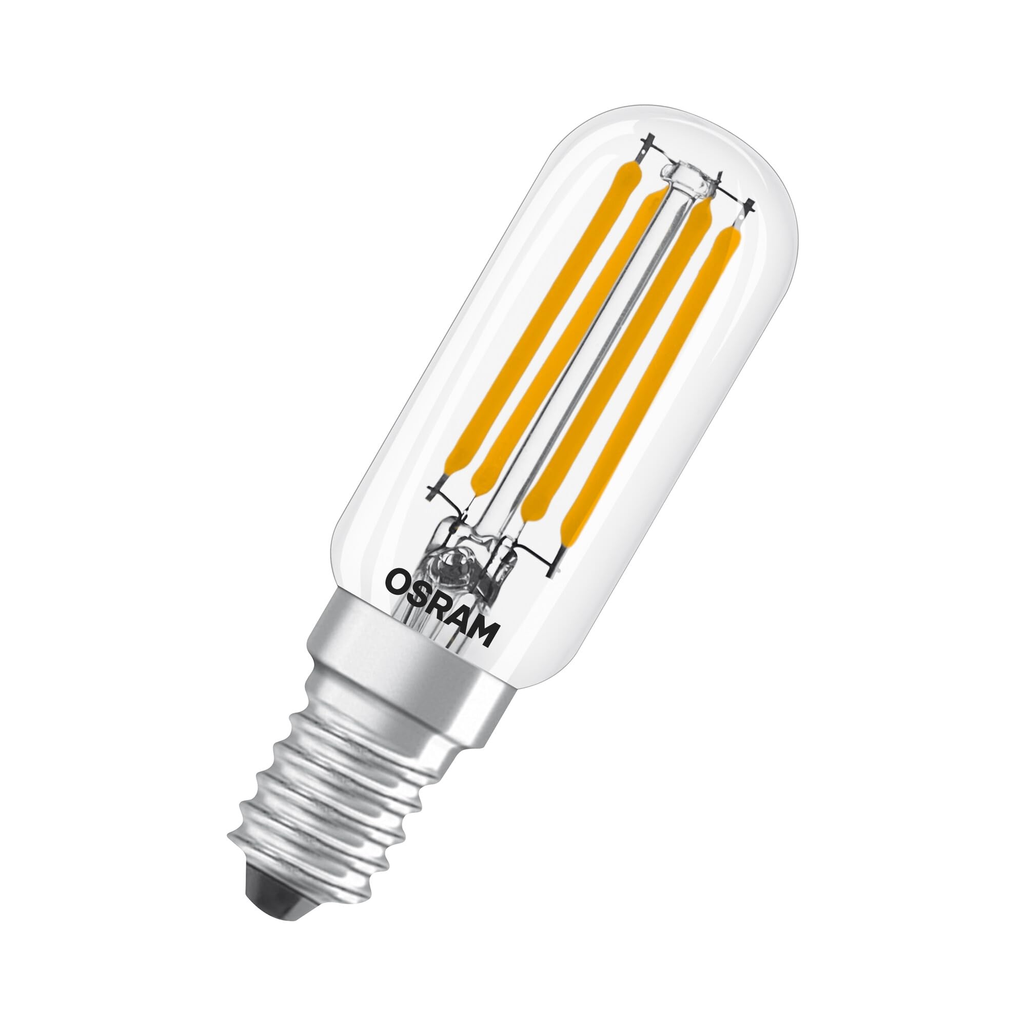 Osram LED Special LED-Lampe in Tropfenform, klar, multicolor, 4.8 W, 470 lm, 2700 K für warmweißes Licht, E14 Sockel, 25 mm Durchmesser, EEK F, dimmbar, 6-Pack