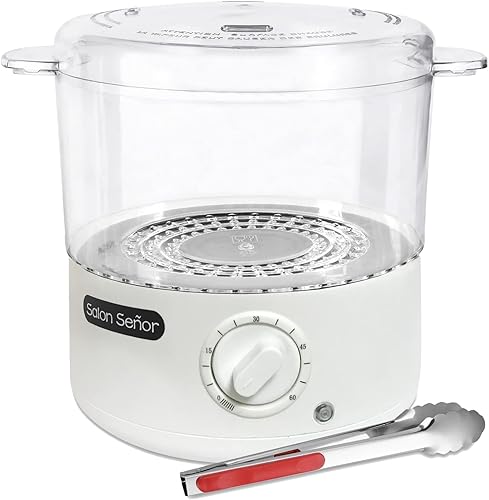 Vaporizador de toallas para uso facial vaporizador de toallas portátil con calentamiento rápido temporizador y calentador de toallas de apagado