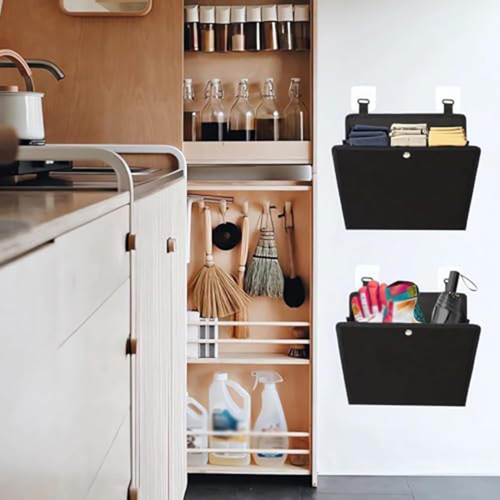 Organizador de zapatos para puerta que ahorra espacio, tela resistente al desgarro, 24 bolsillos, para zapatos, accesorios y herramientas, solución de almacenamiento colgante negra