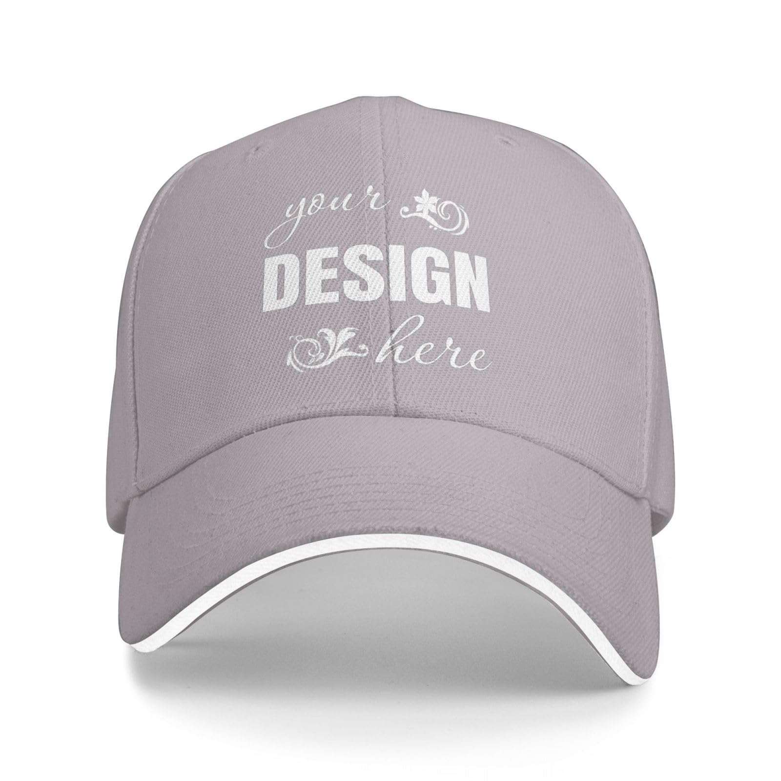 Gorra de Béisbol Personalizada - Diseña tu Propia Gorra con Foto y Texto, Gorra de Sándwich Ajustable para Hombre y Mujer, Gorra Deportiva Estructurada y Transpirable — view 8