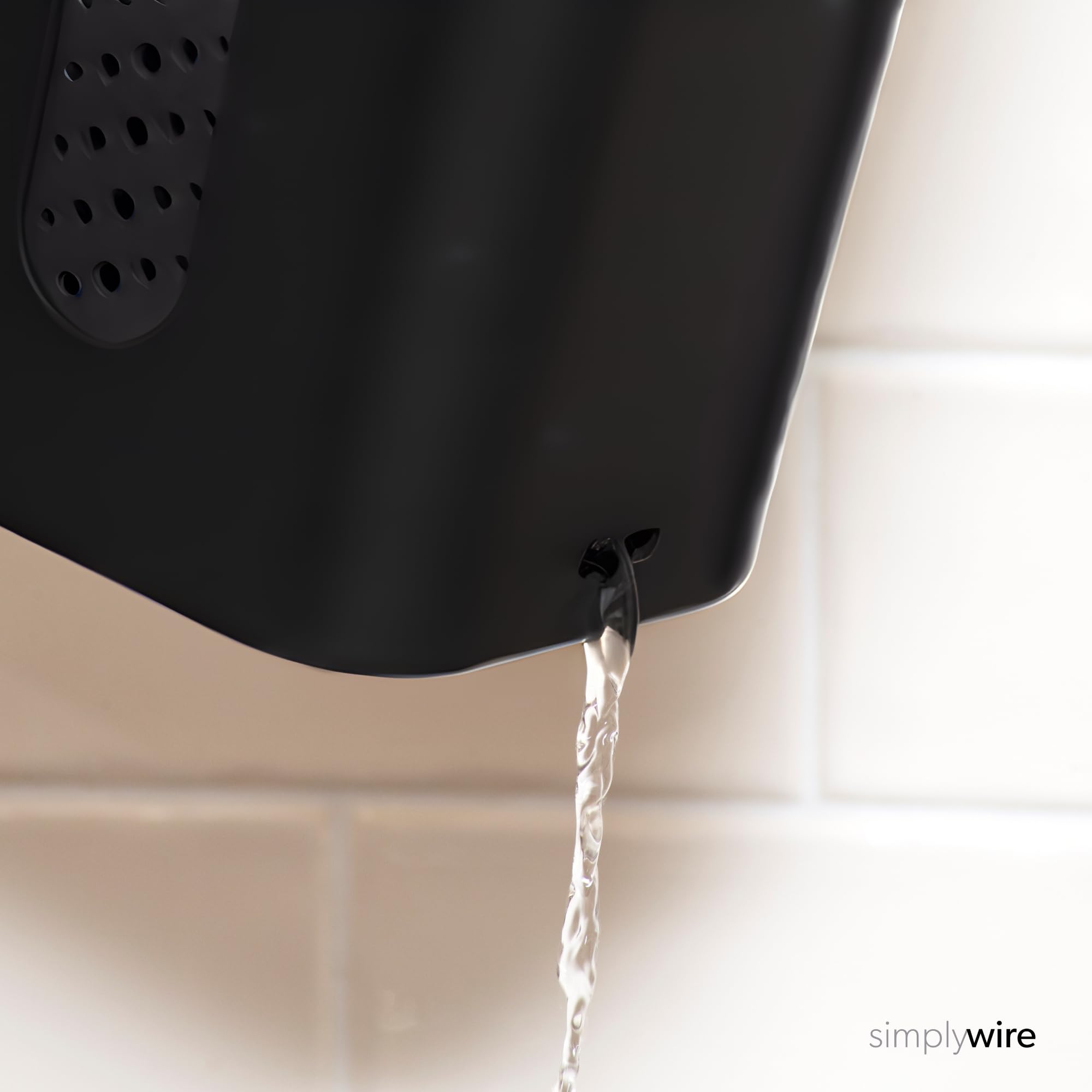 Portaoggetti Per Lavello Simplywire - Con Portacoltelli, Antiscivolo, Nero