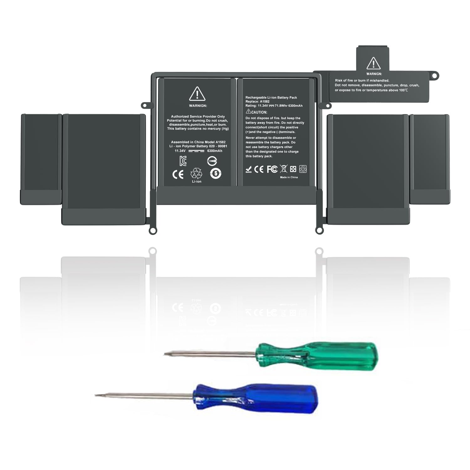 Amazon.com: OUWEE A1582 A1502 Laptop Battery Compatible with Apple